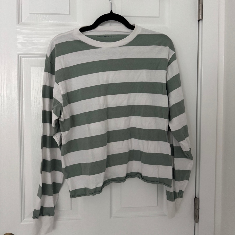 Brandy Melville stripped long sleeve shirt